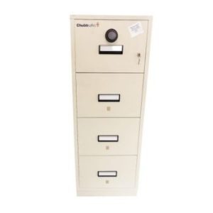 Chubb 4 Drawer 2 Hour Fire Resisting Filing Cabinet
