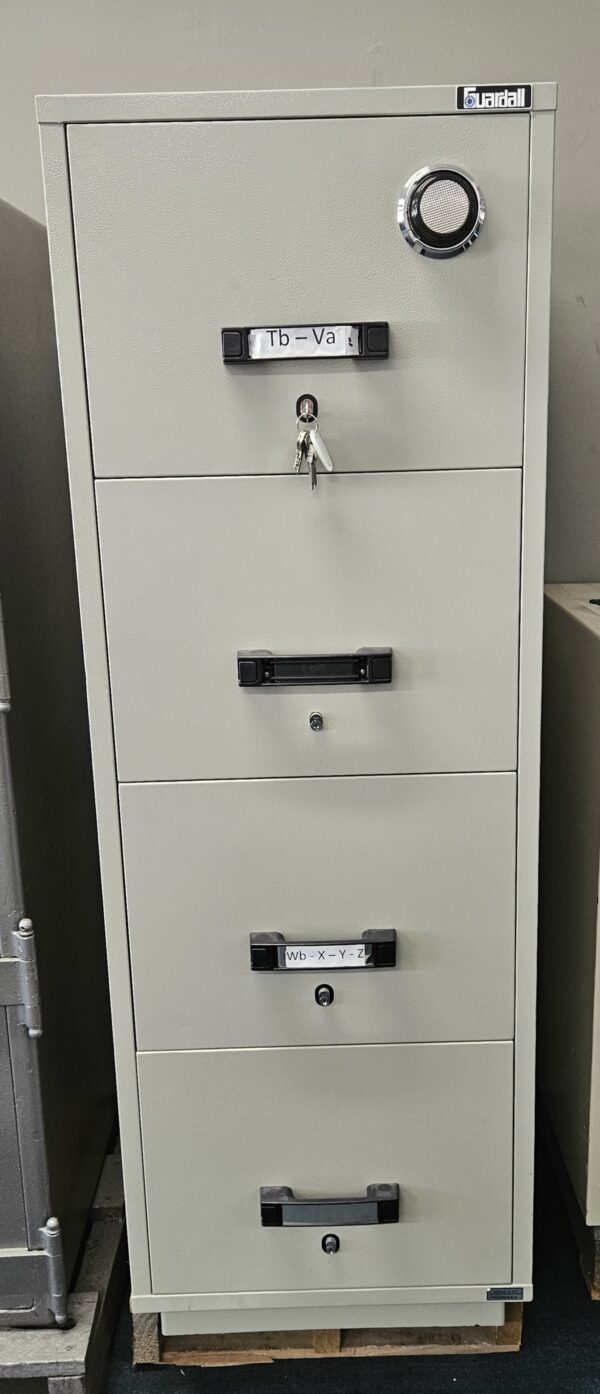 Guardall 4 Drawer Filing Cabinet 2 hour fire rating