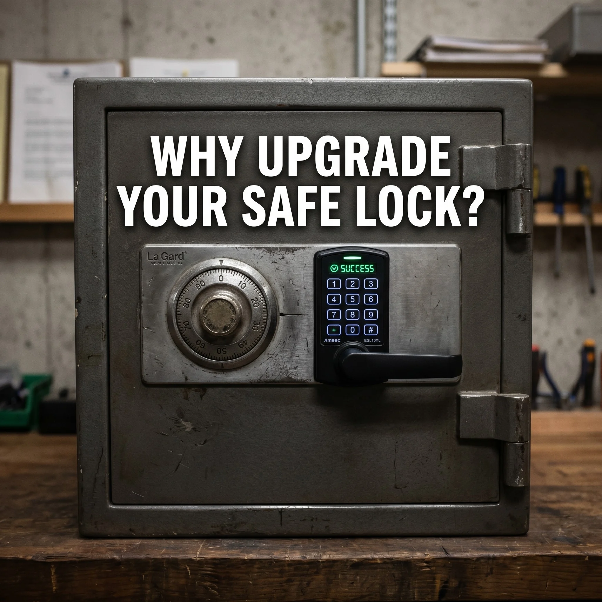 Electronic digital safe lock keypad installed in Perth by MSC Safe Co